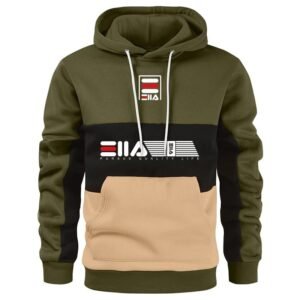 Premium Quality Phillips Cotton Hoodies [Fila Olive]